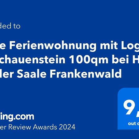 Tolle Ferienwohnung Mit Loggia In Schauenstein 100Qm Bei Hof An Der Saale Frankenwald Esterno foto