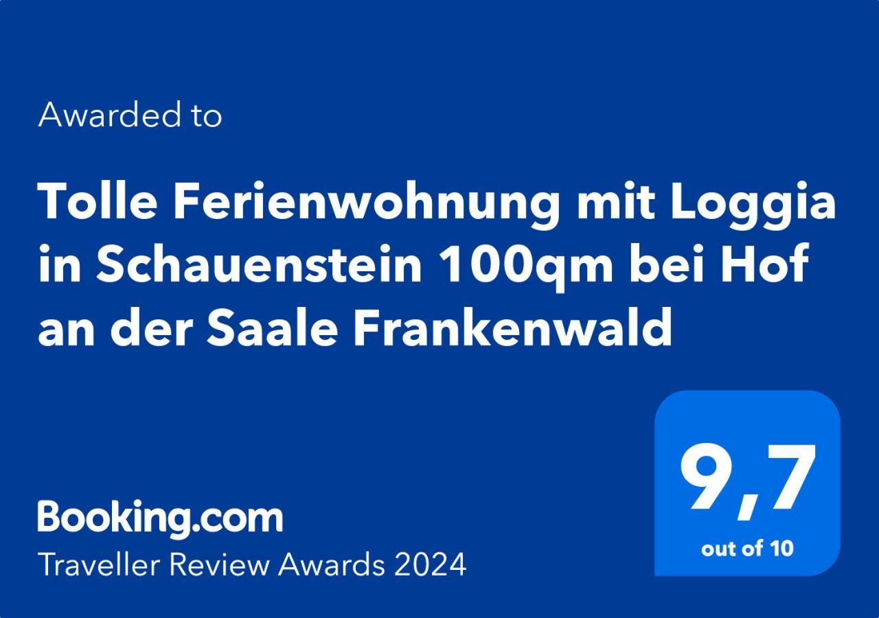 Tolle Ferienwohnung Mit Loggia In Schauenstein 100Qm Bei Hof An Der Saale Frankenwald Esterno foto