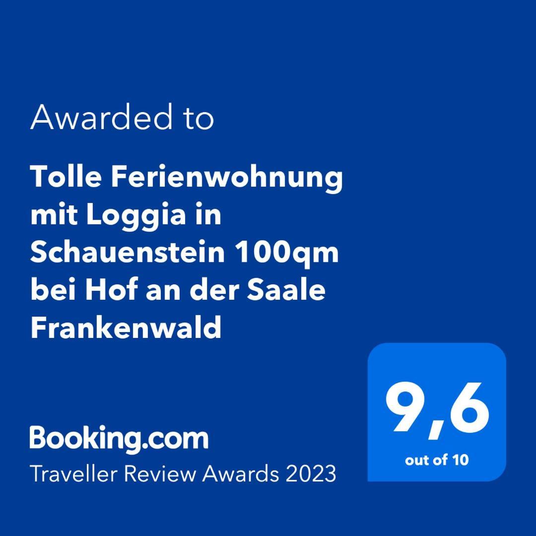 Tolle Ferienwohnung Mit Loggia In Schauenstein 100Qm Bei Hof An Der Saale Frankenwald Esterno foto